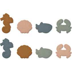 Liewood Mini bademåtter fra Paola Sea creatures (8-pak)
