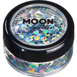 Moon Creations Holografisk Glitter Shapes Sølv