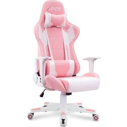 Homall Ergonomic Adjustable Swivel Gaming Chair Pink