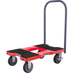 SNAP-LOC 1500 lbs. Capacity All-Terrain Professional E-Track Push Cart Dolly in Red