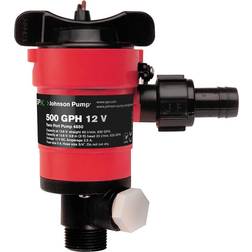 Johnson Pump 500 GPH Aerator/Livewell Twin Outlet Ports
