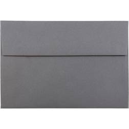 Jam Paper A8 Invitation Envelopes 5.5 x 8.125 Dark Grey 36396435I