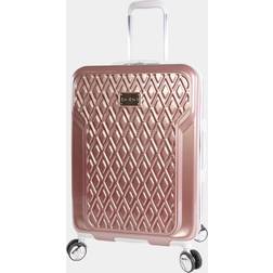 Bebe Stella Carry-On Hardside Spinner Luggage Rose Gold