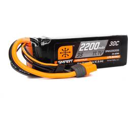 Spektrum Smart RC LiPo Battery Pack: 2200mAh 3S 11.1V 30C with IC3 Connector (EC3 Compatible) SPMX22003S30, Black