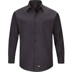 Red Kap Men's Black MIMIX Long Sleeve Work Shirt