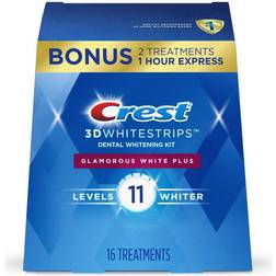 Crest 3D Whitestrips Dental Whitening Kit Glamorous White Plus 32-pack