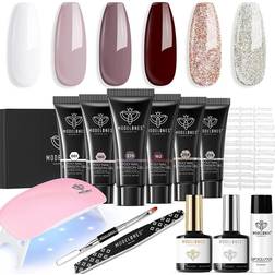 Modelones Poly Nail Gel Kit A2 Midnight Champagne 13-pack