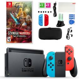 Nintendo Switch Neon with Hyrule Warriors & Accessory Kit - Open Miscellaneous