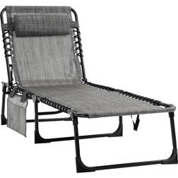 OutSunny Reclining Chaise Lounge