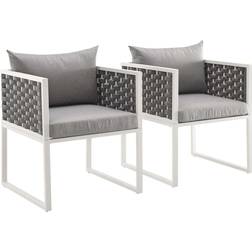 modway Stance Collection EEI-3183-WHI-GRY-SET