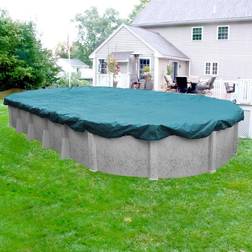 Pool Mate 581527-4 Guardian Winter Oval Above-Ground Cover, 15 x 27-ft, Teal Blue