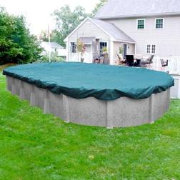Pool Mate 581833-4 Guardian Winter Oval Above-Ground Cover, 18 x 33-ft, Teal Blue