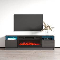 Duke 01 BL-EF Electric Fireplace 63" TV Stand