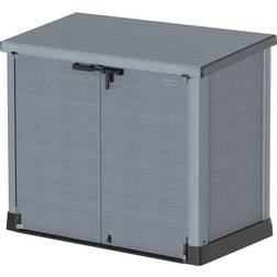 Duramax CedarGrain StoreAway 1200L Deck Storage Box, Charcoal 50.87 (Building Area )