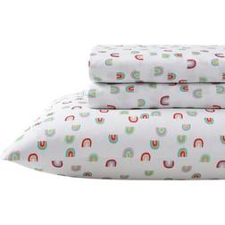 Eddie Bauer Twin Sheets, Stain Ideal for Toddler Set Sunnyvale Rainbow