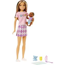 Barbie Babysitters, Inc. Skipper Doll with Baby Figure & Accessories, Multicolor