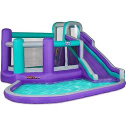 Sunny & Fun Big Time Bounce A Round Inflatable Water Slide Park