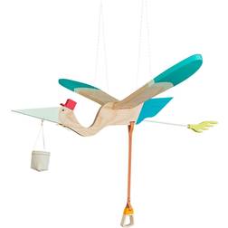 Wooden Stork Mobile