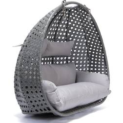 Home Deluxe Polyrattan Hängesessel TWIN
