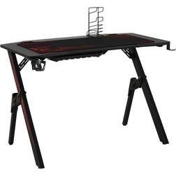 Homcom Gaming desk 920-067 - Black, 1100x580x750mm