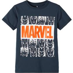 Name It Dark Sapphire Mackin Marvel T-Shirt 146/152 146/152