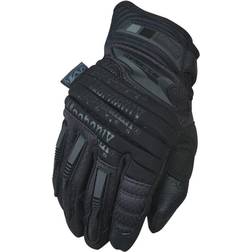 Mechanix Wear General Purpose Work Gloves: 2X-Large, Synthetic Leather & Thermoplastic Elastomer Black, 12" OAL, Padded Palm Grip