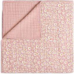 Babyletto Daisy Muslin Quilt In Pink Daisy 50in X 50in