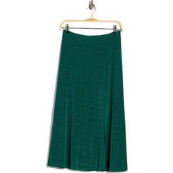 Alexia Admor Full Slit Midi Skirt Green