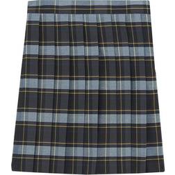 French Toast Girls Size' Pleated Skirt, Blue/Gold Plaid, Plus