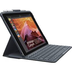 Logitech Slim Folio with Integrated Bluetooth Keyboard for iPad 5th & 6th Gen (English)