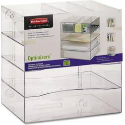 Rubbermaid Optimizers File Organizer, Clear Plastic (94600ROS) Quill
