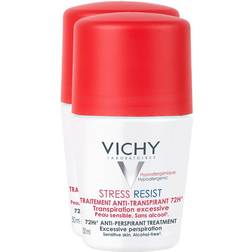 Vichy 72H Stress Resist Anti-Perspirant Roll-on 50ml 2-pack