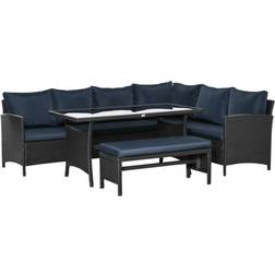 OutSunny 4 Pieces Patio Dining Set