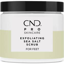 CND Pro Exfoliating Sea Salt Scrub for Feet, Minerals, Salts, Natural Sunflower Seed Oil