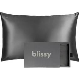 Blissy Standard Mulberry Silk Pillow Case Gray