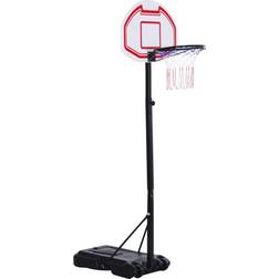 Homcom Basketballkorb schwarz B/H/L: ca. 73x210x74 cm