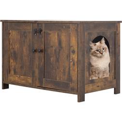 BestPet Cat Litter Box Enclosure Furniture Large