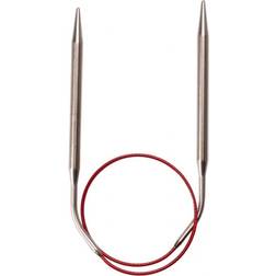 ChiaoGoo Stainless Steel Regular Red Circular Knitting Needles 24 (60 cm) US 8 (5 mm)