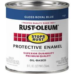 Rust-Oleum Stops Gloss Royal Oil-Based Protective Paint 0.5 pt Blue