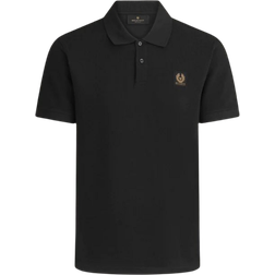 Belstaff Cotton Pique Polo Shirt - Black