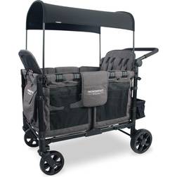 Wonderfold Elite Quad Stroller Wagon In Grey/charcoal charcoal Quad