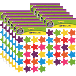 Teacher Created Resources Bright Stars Stickers, 120/Pack, 12 Packs (TCR5796-12) Quill