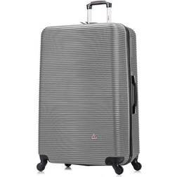 InUSA Royal Extra Large 4-Wheel Spinner Luggage, Silver