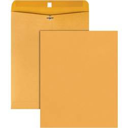 Office Depot Brand Clasp Envelopes, 11 1/2" x 14 1/2" Brown, Box Of 100