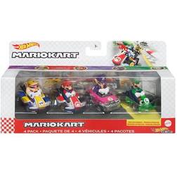 Hot Wheels Mariokart 4 Pack