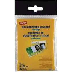 Staples ID Tag Laminating Pouches 5 mil