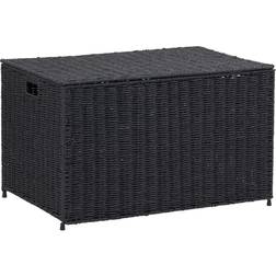 Household Essentials Large Wicker Chest, Paper Rope Storage Box