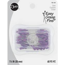 Dritz Easy Grasp Pins-Purple 60pk