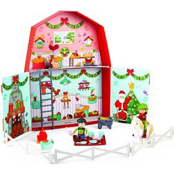 Hape Kids Wooden Pony Farm Christmas Advent Calendar w/ 24 Figures