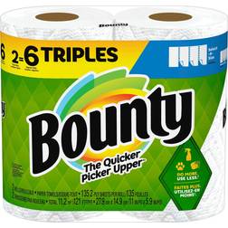 Bounty Select-A-Size Triple Paper Towels 2 Rolls